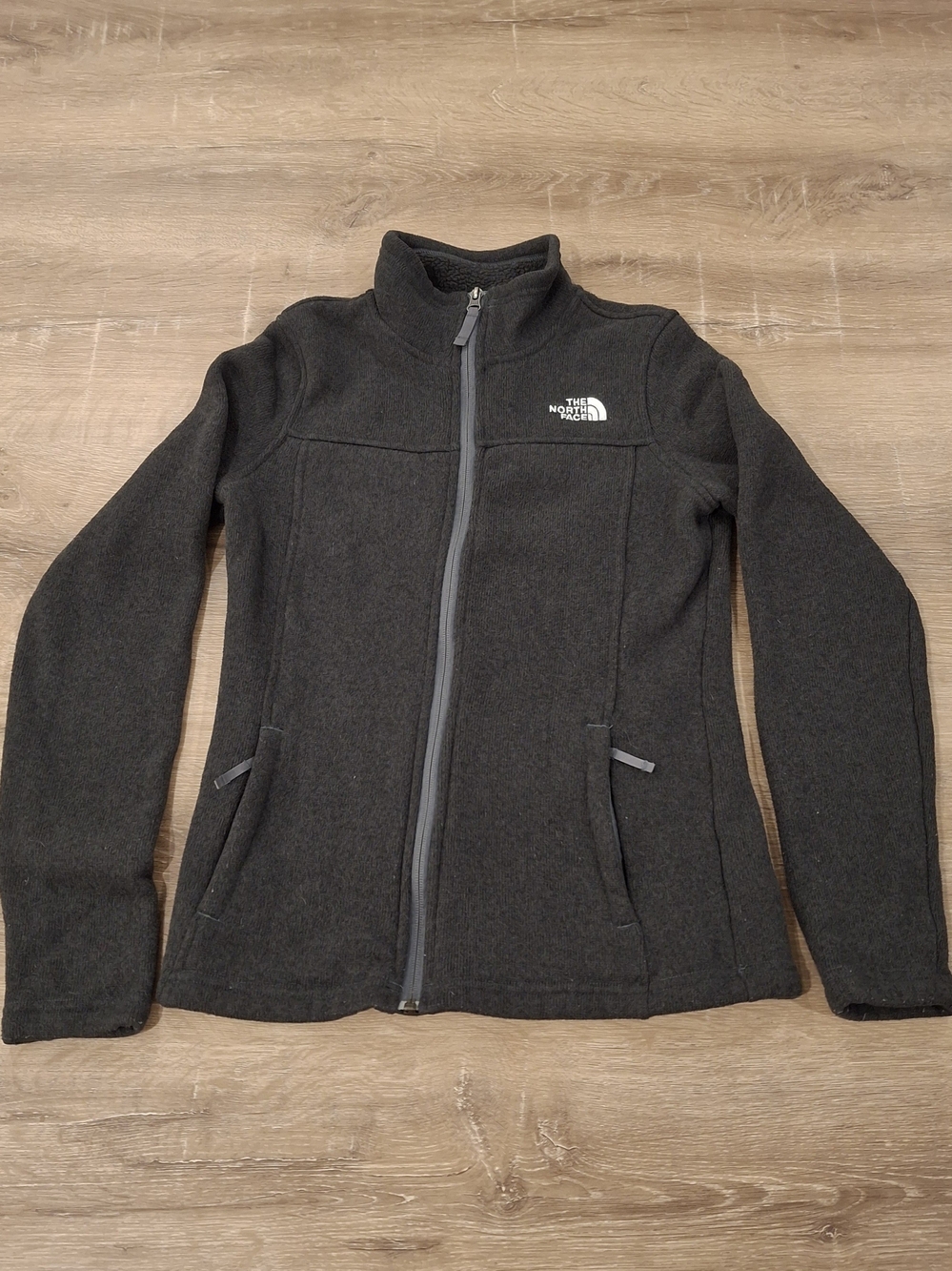 The North Face Women's Ridge Full-Zip Fleece XS Charcoal